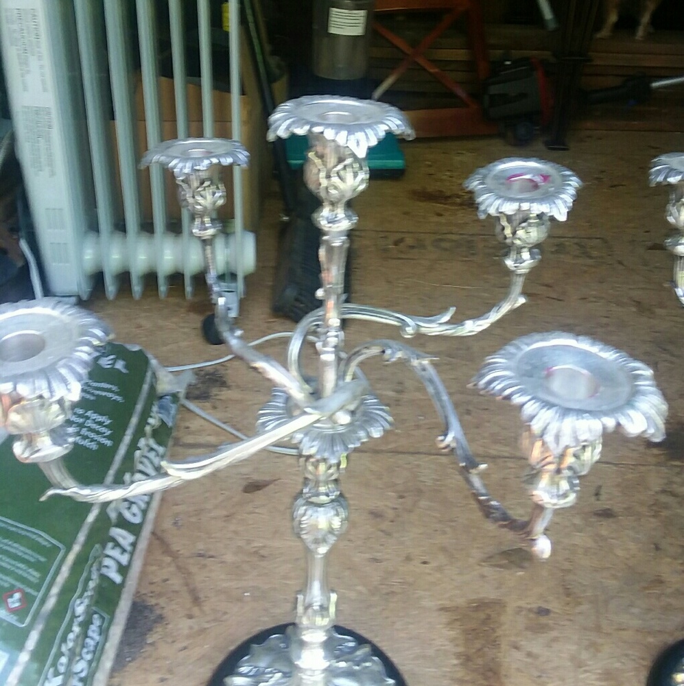 2 Candle Abras silver
